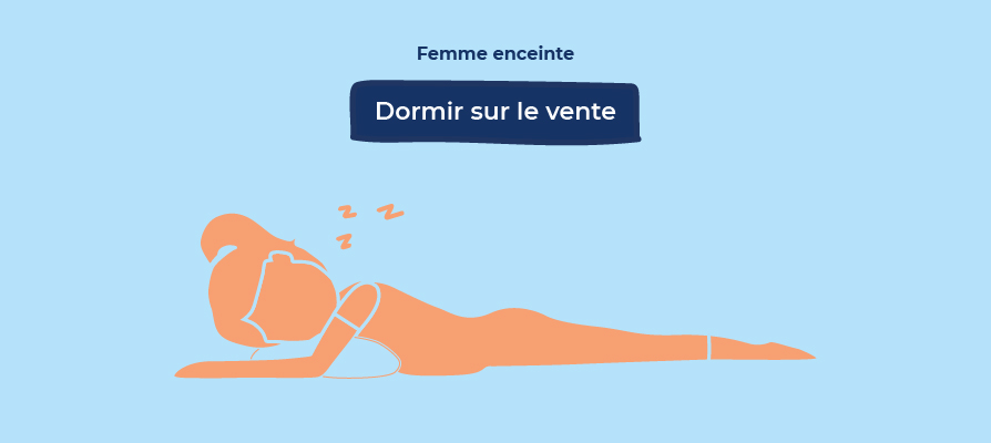 dormir enceinte sur le ventre