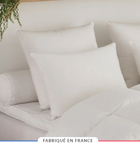 L'oreiller Dodo Micro Green ferme allie confort et hygiène avec son toucher duvet et la possibilité de le laver en machine a 40°C