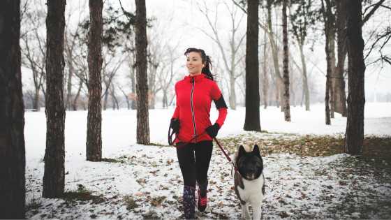 Pendant les saisons froide, forcez vous à maintenir un minimum d'activité physique